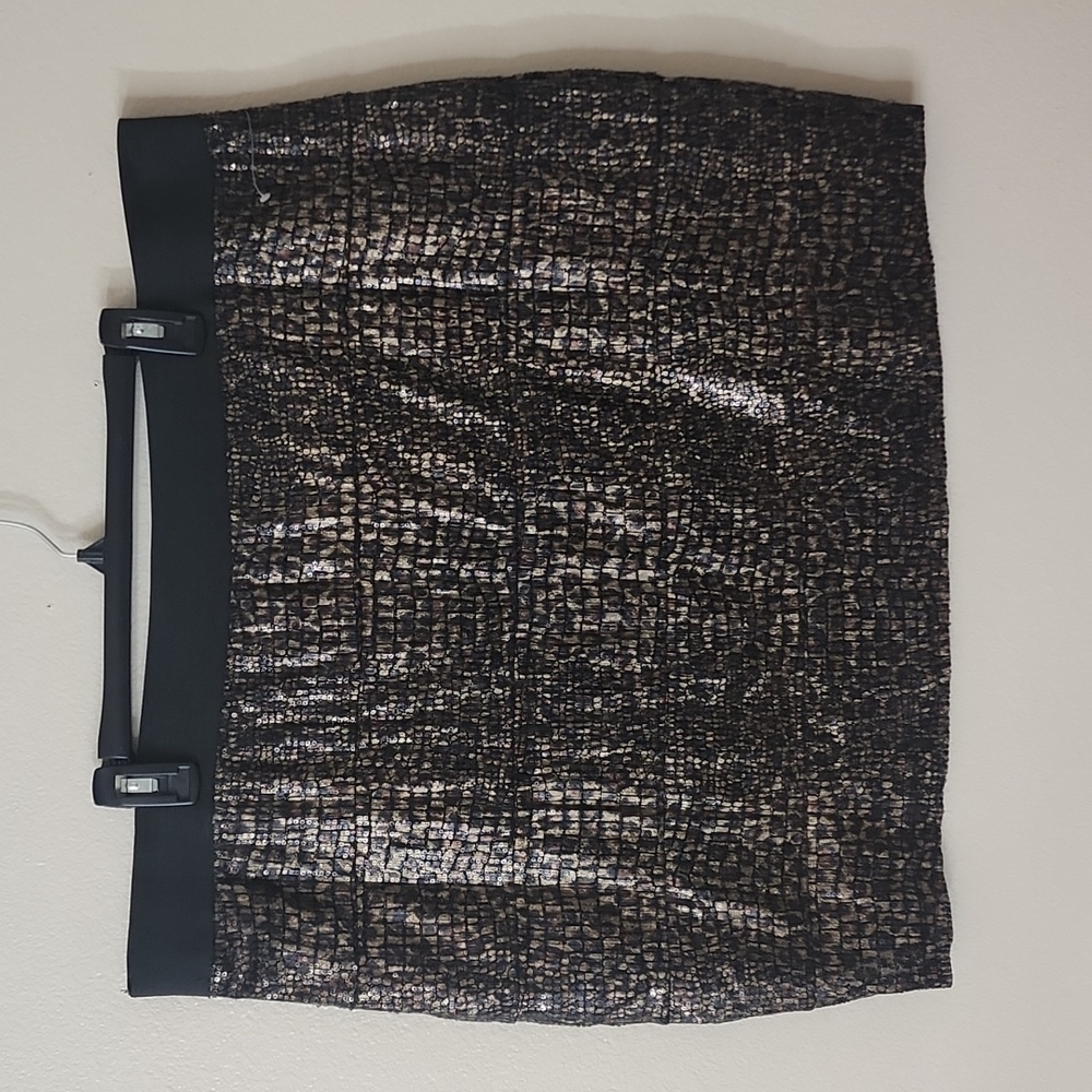 Plus Size Animal Print Skirt